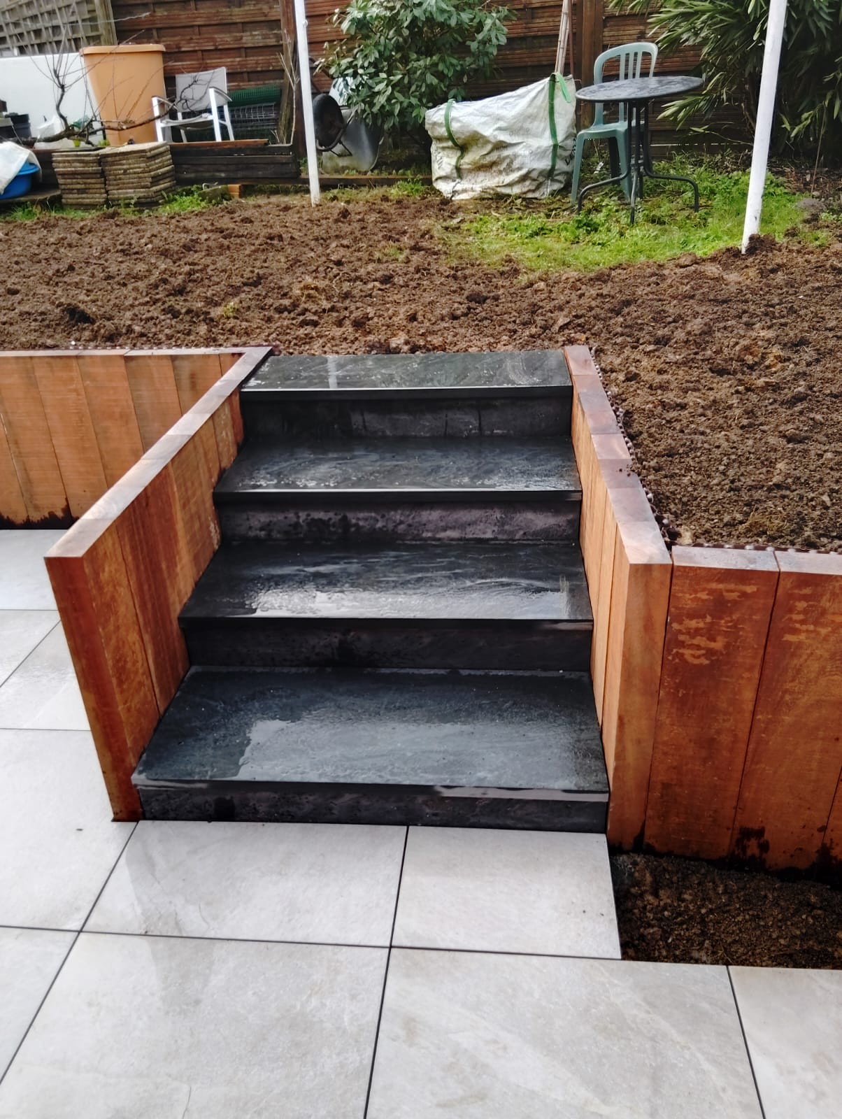 photo d'une creation d'escalier à clisson